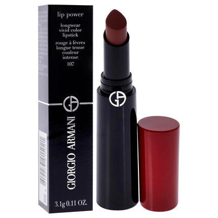 GIORGIO ARMANI Lip Power Longwear Vivid Color Lipstick 0.11 oz