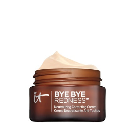 IT Cosmetics Bye Bye Redness Neutralizing Color-Correcting Cream with Hydrolyzed Collagen 0.37 fl oz Transforming Light Beige