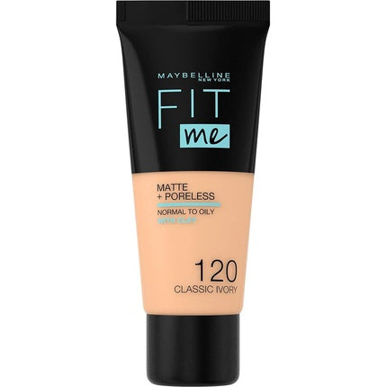 Maybelline Fit Me Matte & Poreless Foundation 120 Classic Ivory 30ml