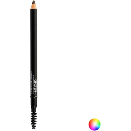 Gosh Eyebrow Pencil With Brush 02 Soft Black 1.2g