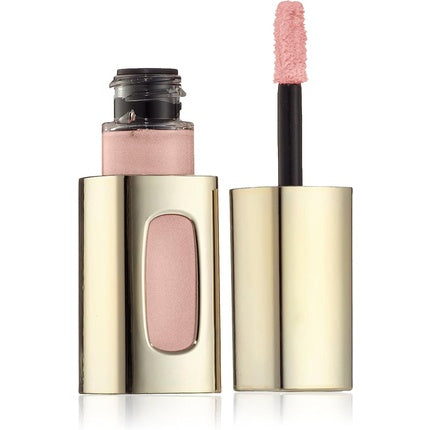 L'Oreal Paris Colour Riche L'Extraordinaire Lip Makeup 100 Mezzo Pink Nourishing Lipstick and Lip Gloss Combination for Full Lips with Shine