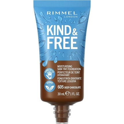 Rimmel Kind + Free Moisturising Skin Tint Foundation Deep Chocolate 35ml