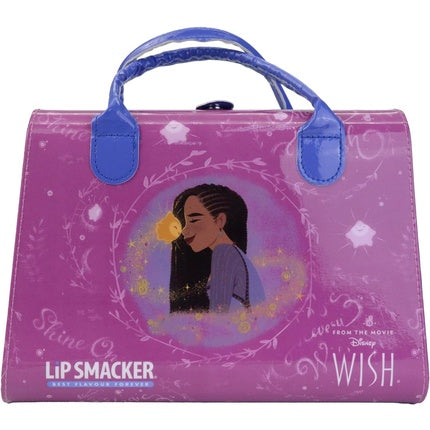 Lip Smacker Wish Weekender Makeup Case Disney Wish-Inspired All-in-One Tote Bag with Makeup and Accessories for Face Lips Eyes and Hair Disney Princess Gifts for Endless Creativity