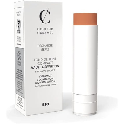 Couleur Caramel High Definition Organic Compact Foundation Refill 13 Orange Beige