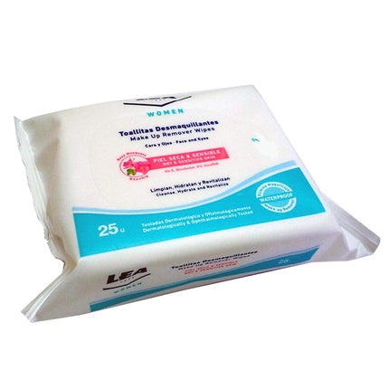 Lea Women Makeup Remover Wipes with Rosehip