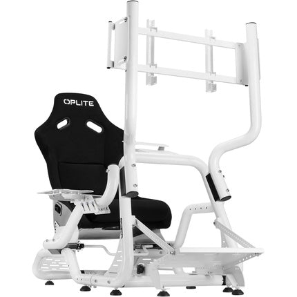 Oplite Simracing & Flightsim Holder GTR S8 White - The Ultimate Gearshift