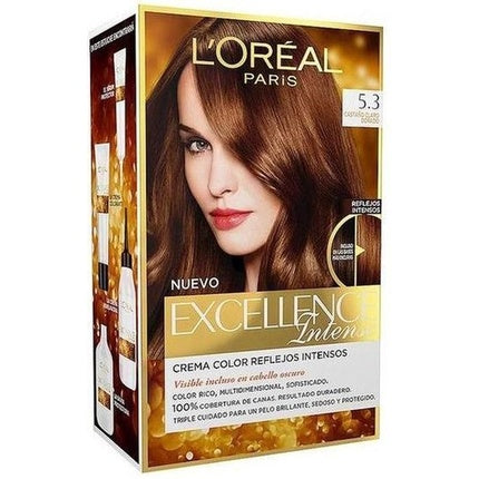 Permanent Dye Excellence Intense L'Oreal Make Up Light golden brown 480ml