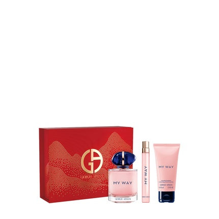 Giorgio Armani My Way Set - Eau De Parfum 90ml, Eau De Parfum 15ml, Body Lotion 75ml