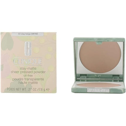 Clinique Stay Matte Sheer Powder #03 Stay Beige 7.6g