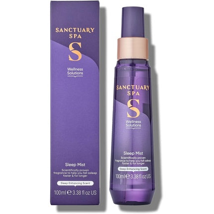 Sanctuary Spa Pillow Sleep Spray Violet Jasmine and Sandalwood No Mineral Oil Cruelty Free and Vegan 100ml