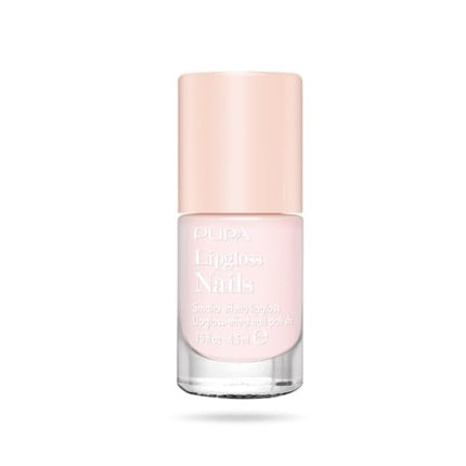 Pupa Nail Polish with Lip Gloss Effect Nails 009 White Tulle 4.5ml