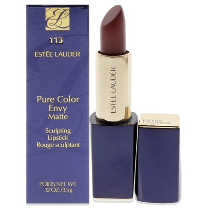 Estee Lauder Pure Color Envy Matte Sculpting Lipstick 113 Raw Edge 0.12oz