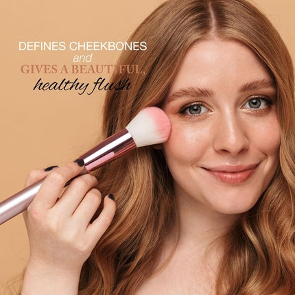 Bellapierre Compact Mineral Blush Warms Complexion for a Healthy Glow 10 Grams Amaretto