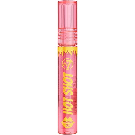 W7 Hot Shot Plumping Oil Enhancing and Repairing Plump Effect for Fuller Lips Clear and Soft Natural Everyday Lip Care 1 Count