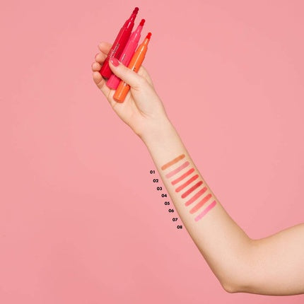 Deborah Milano Aqua Tint Lipstick with Aloe Vera Long Lasting No. 01 Terracotta Waterproof Moisturizing and Glossy Soft and Satin Lips 2.5g
