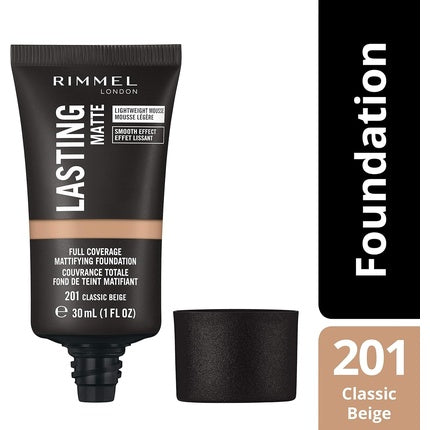 Rimmel Lasting Finish Foundation 201 Classic Beige 30ml
