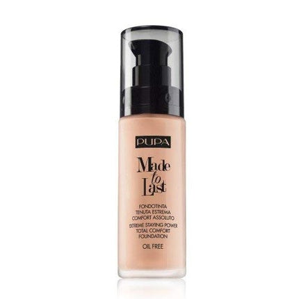 PUPA Made to Last Total Comfort Foundation 070 Desert Beige