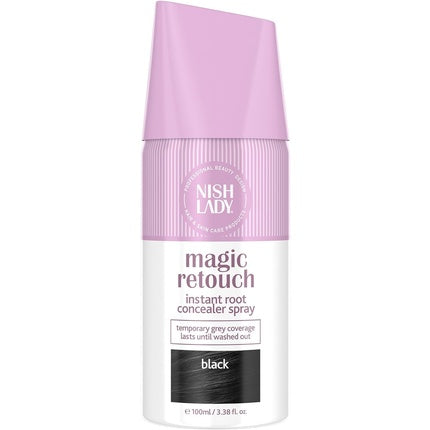 Nishlady Magic Retouch Sprays for Women Black 100ml Instant Root Concealer Spray