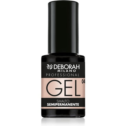 Deborah Milano Professional Semi-Permanent Nail Polish 04 Nude Rose Plumping Effect Long Lasting 4.5ml