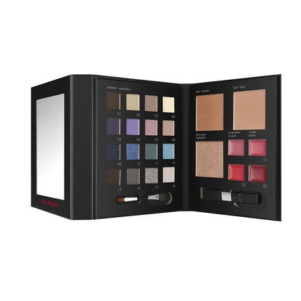 Deborah Milano Make-Up Book Volume 2 Cold Tones - FSC Paper - Eyeshadows Lipsticks Gloss and Powder in Various Finishes and Colors