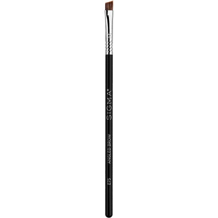 Sigma Beauty E75 Angled Brow Makeup Brush for Gel or Powder Products - Define and Shape Eyebrows