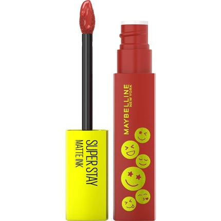 Maybelline New York Liquid Lipstick with Matte Finish 16h Long-lasting without Smudging Vegan Formula Super Stay Matte Ink Moodmaker 5ml 455 Harmonizer
