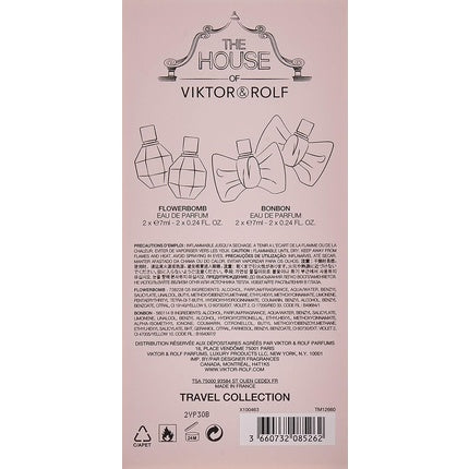 Victor & Rolf The House Miniature Gift Set 2 x 7ml FlowerBomb EDP 2 x 7ml Bonbon EDT