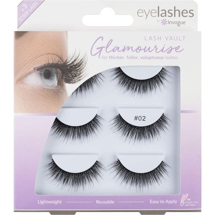 Invogue Vault 2 Multipack Lashes - Pack of 3