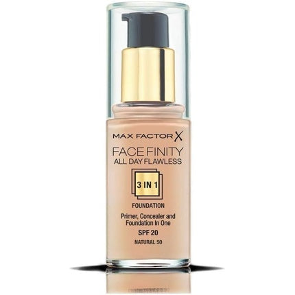 Max Factor Facefinity All Day Flawless 3 In 1 Foundation SPF 20 for Women 30ml