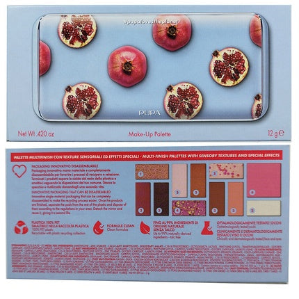 PUPA Palette M 11 Eyeshadow Makeup for Women Eyes 12 Grams