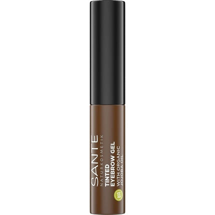 SANTE Naturkosmetik Brow Gel Color Brown Tinted Eyebrow Gel 02 3.5ml