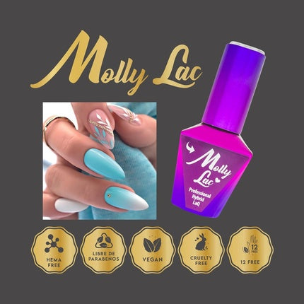 Mollylac Yoga Uv/Led Hybrid Nail Polish 85 Utkatasana 10g