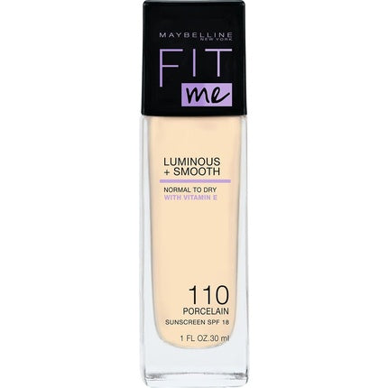 Maybelline Fit Me Luminous + Smooth Foundation 110 Porcelain 30ml