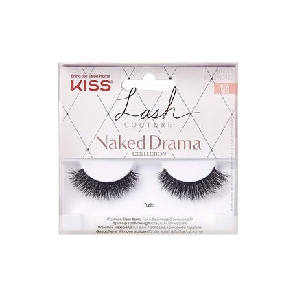 Kiss Lash Couture Faux Mink Collection Evening False Eyelashes with Glue