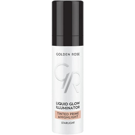 GOLDEN ROSE Liquid Glow Illuminator Tinted Prime and Highlight Starlight 30ml
