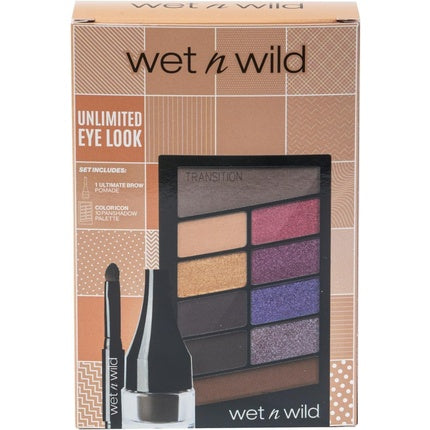 Wet n Wild Ultimate Eye Look Set with Brow Pomade and Color Icon Shadow Palette - V.2