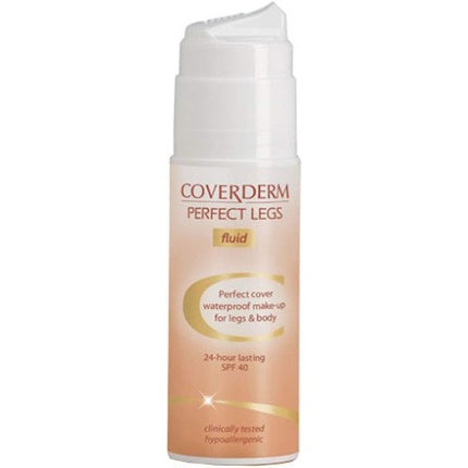 Coverderm Perfect Legs Fluid Waterproof Makeup for Legs and Body with SPF 40 65