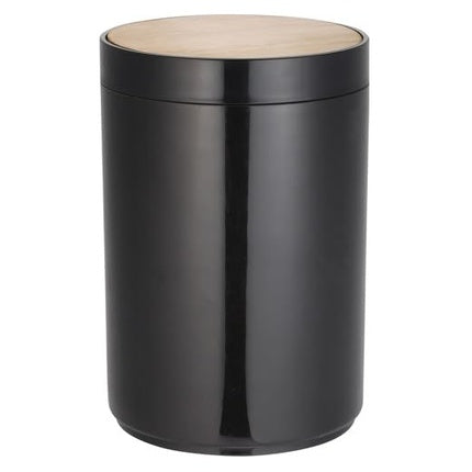 Msv Oslo Black Cosmetic Bin