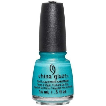 China Glaze Nail Lacquer What I Like About Blue Neon Blue Shimmer