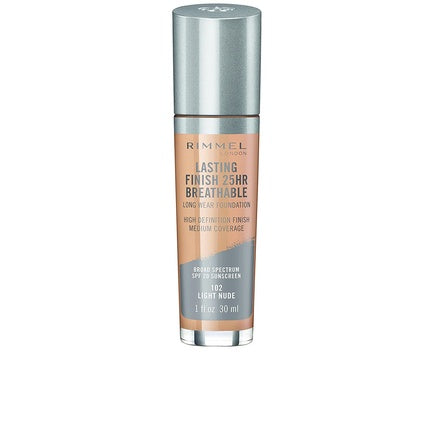 Rimmel Lasting Finish Breathable Foundation Light Nude 1 Fluid Ounce