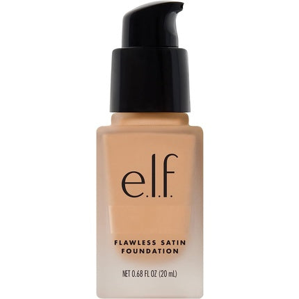 elf Flawless Finish Foundation Lightweight Medium Coverage Semi-Matte Finish Sand 0.68 Fl Oz 20mL