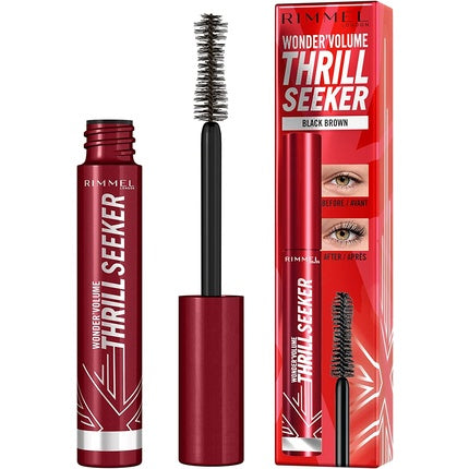 Rimmel Wonder Volume Thrill Seeker Mascara In Black Brown, 8ml