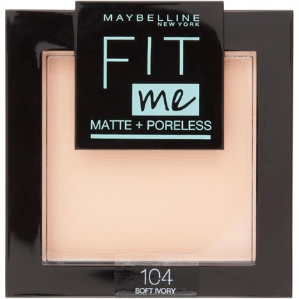 Maybelline Fit Me Matte Poreless Pressed Powder 104 Soft Ivory 9g