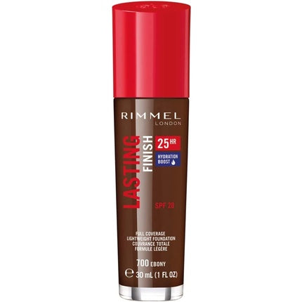 Rimmel London Lasting Finish 25 Hour Foundation 30ml 700 Ebony