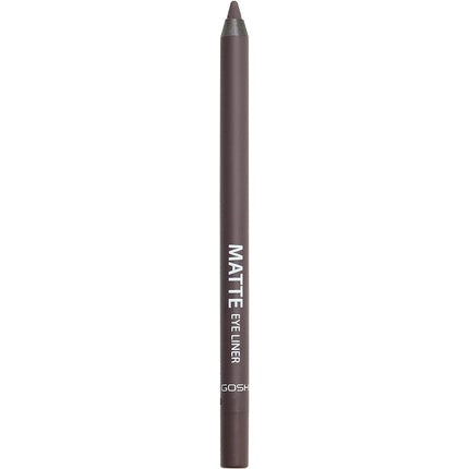GOSH Matte Eyeliner in Classic Brown Creamy Soft Texture High Coverage 005 Mole