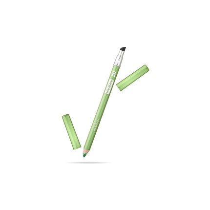 Pupa Milano Multiplay Eye Pencil - Use as Eyeliner or Eyeshadow - Perfectly Lines the Eyes - Intense Look and Blendable Pure Color - Soft and Smooth - Wasabi Green 0.04 oz