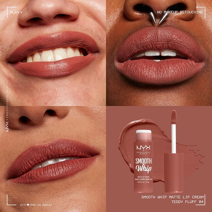 NYX Professional Makeup Smooth Whip Matte Lip Cream Teddy Fluff 4ml