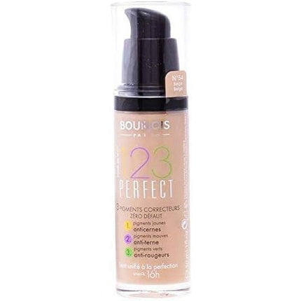 Bourjois 123 Perfect Foundation In 54 Beige, 30ml