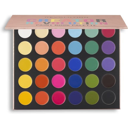 Makeup Revolution Creator Face Palette Coloring Book 30 Shades 30g