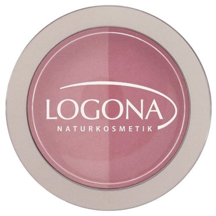 LOGONA Naturkosmetik Blush Duo No. 01 Rose&Pink 10g - Natural Make-up with Anti-Aging Bio-Extracts